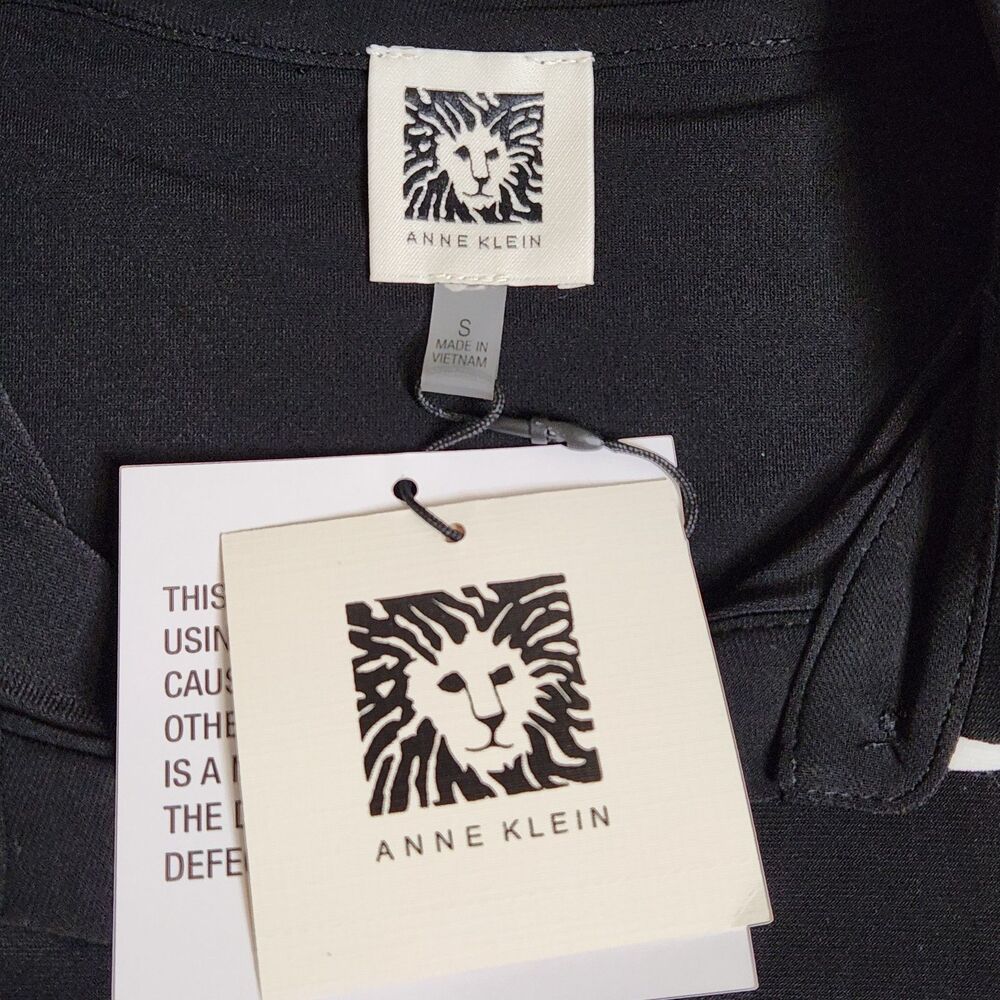 Anne Klein Flutter Sleeve Button Front Blouse Sma… - image 6